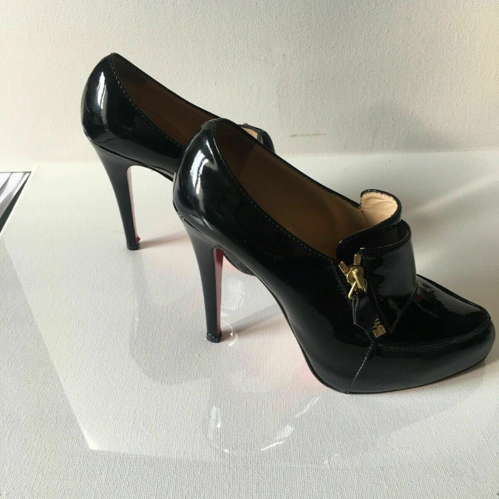 Christian louboutin lapono booties with bag size 36